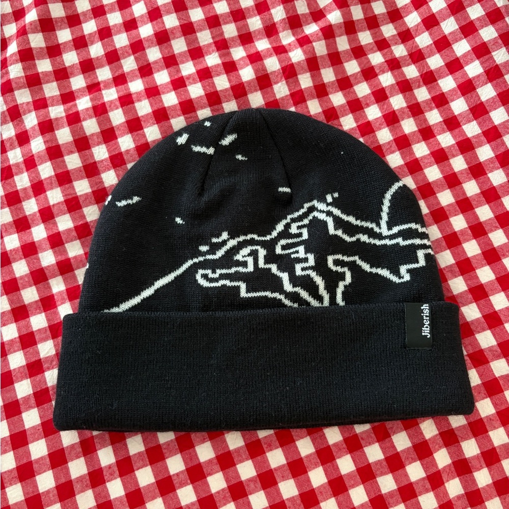 Black and White Beanie